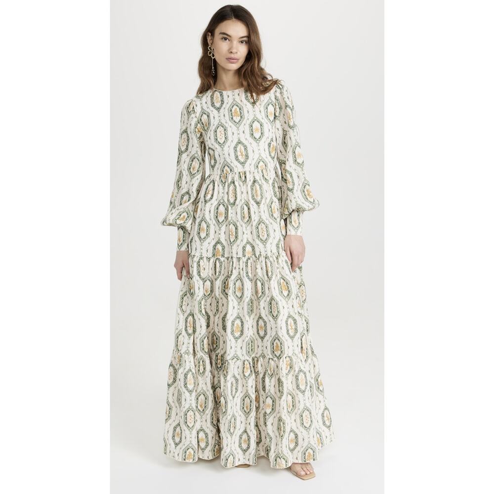 NWT Agua by Agua Bendita Nuez Calado Dress